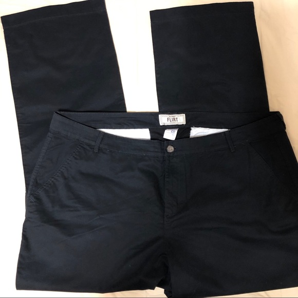 Old Navy Pants - Old Navy Flirt Black Khakis Plus Size 20